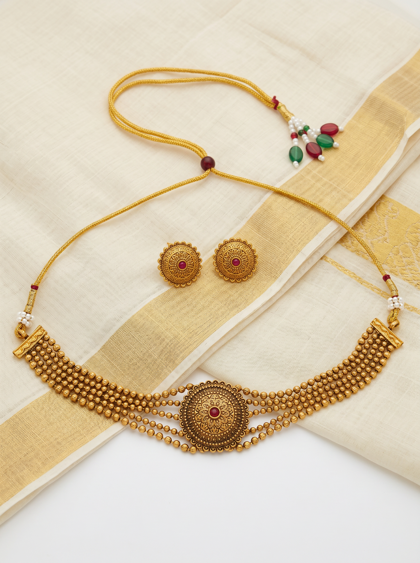 Antique Gold Choker Set