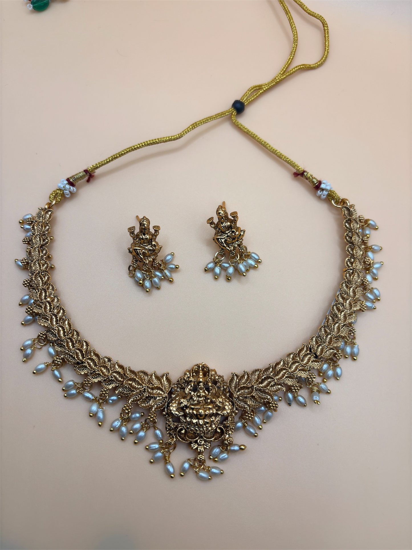 Antique Lakshmi Necklace Set