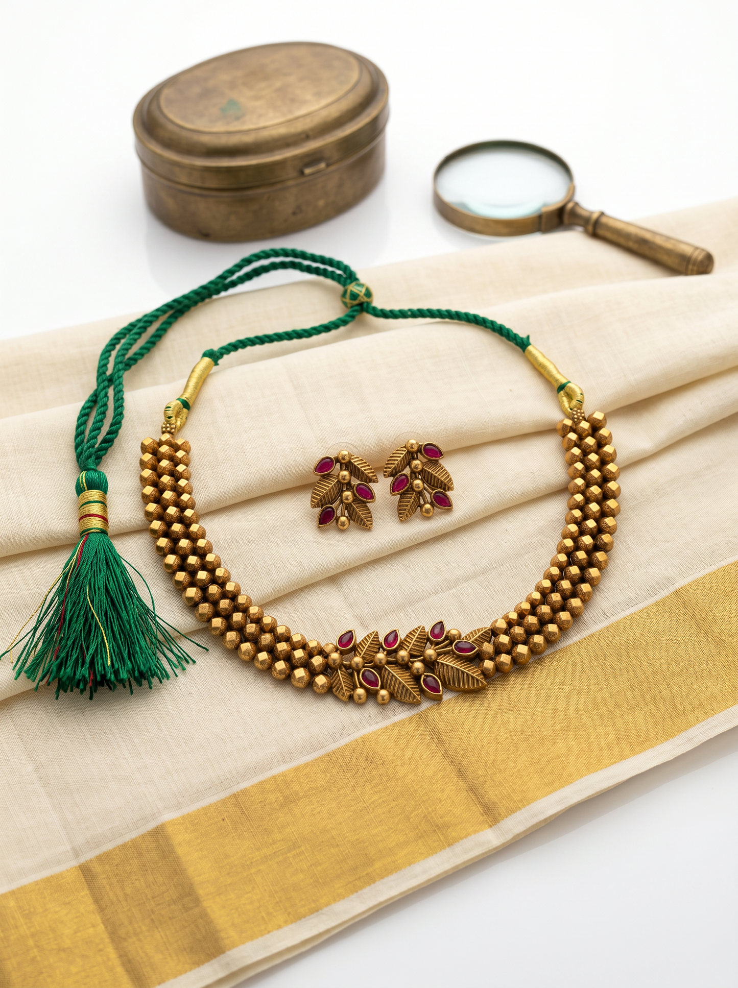 Ruby Vana Antique Choker Set