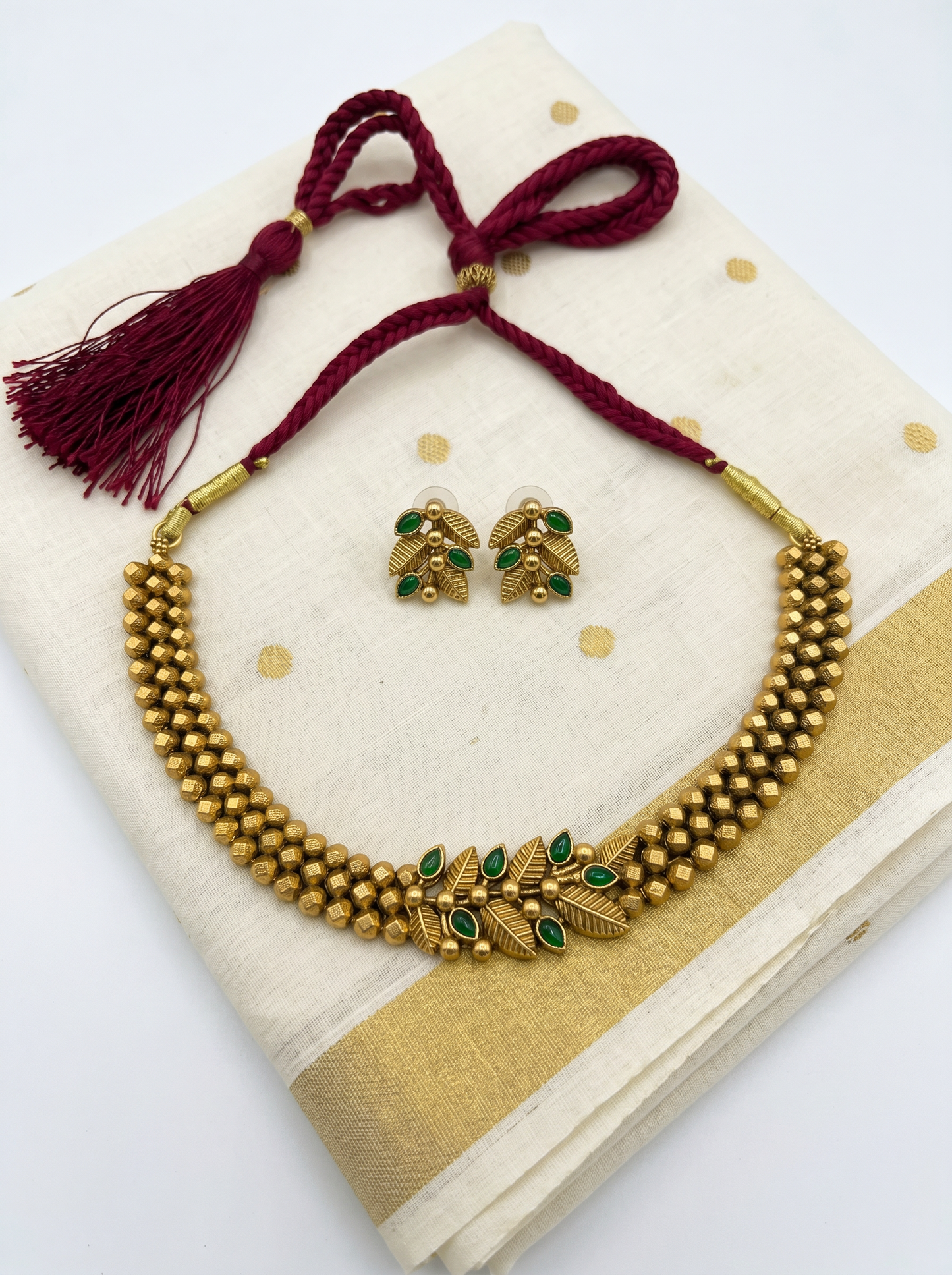 Emerald Vana Antique Choker Set