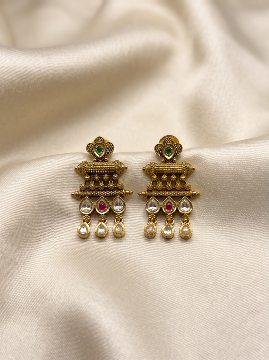 Ruby Teardrop Earrings