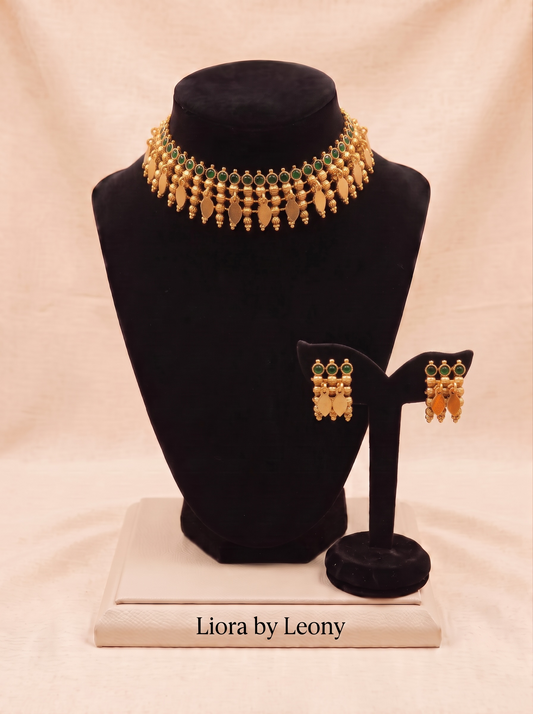 Traditional Elakkathali Choker Set(3 colour options)