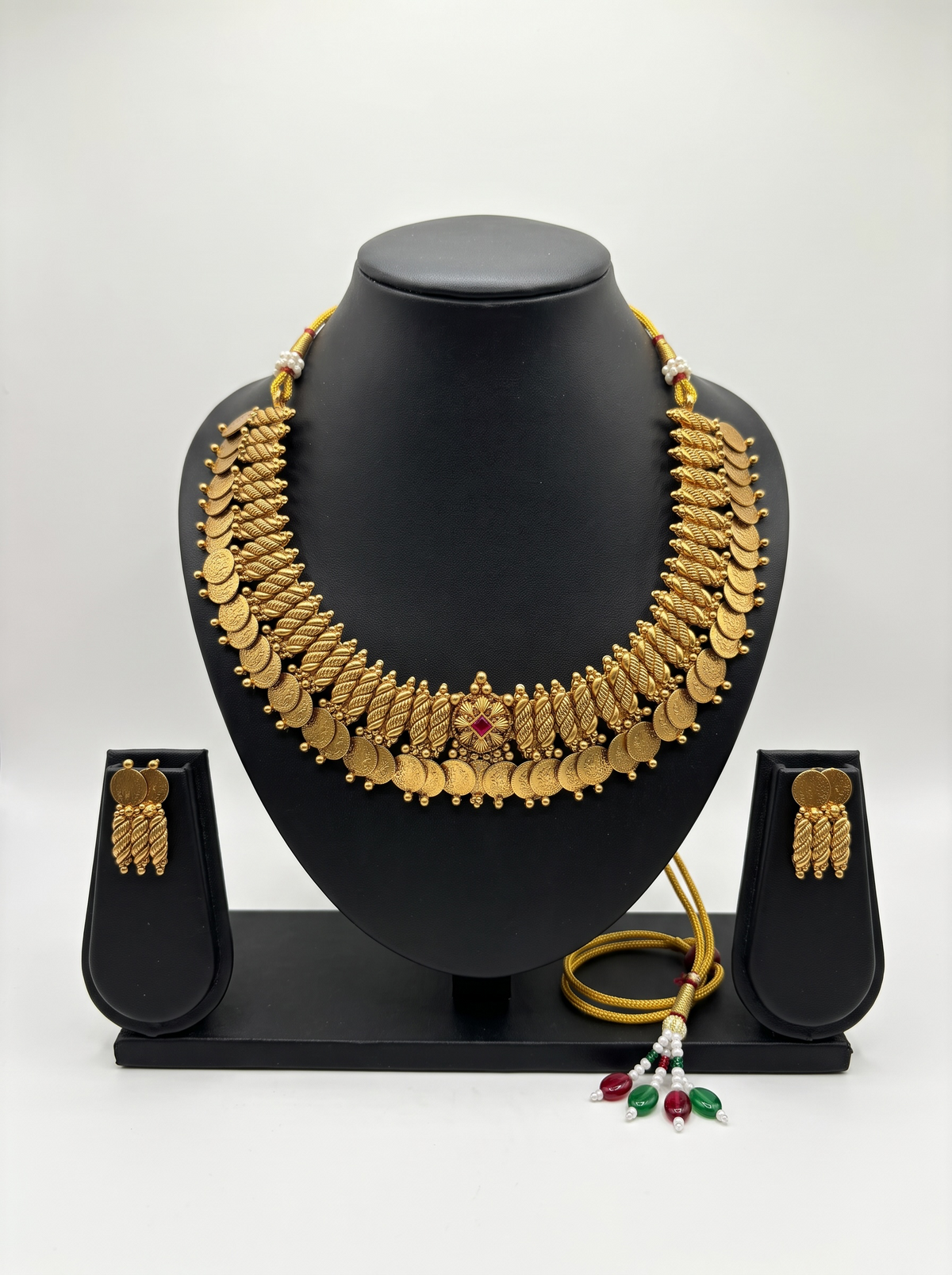 Ruby stone antique Kasumala Choker set