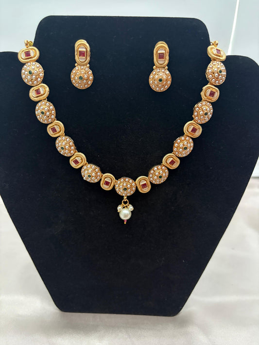 Polki Kundan Statement Necklace