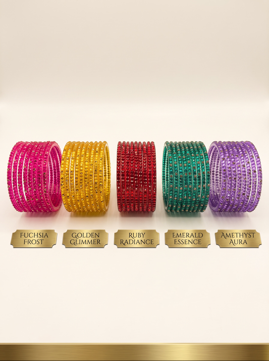 Glass bangle 1 dozen (12 pieces)