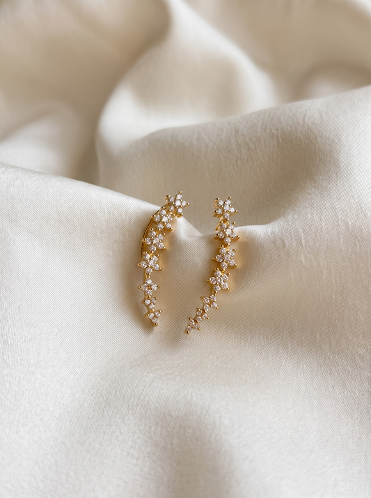 Crystal Vine Ear Cuff