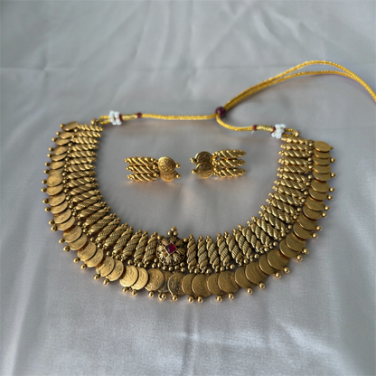 Ruby stone antique Kasumala Choker set