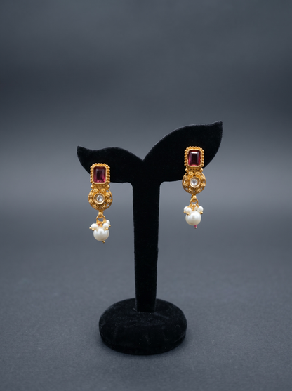 Ruby Noor Choker Set