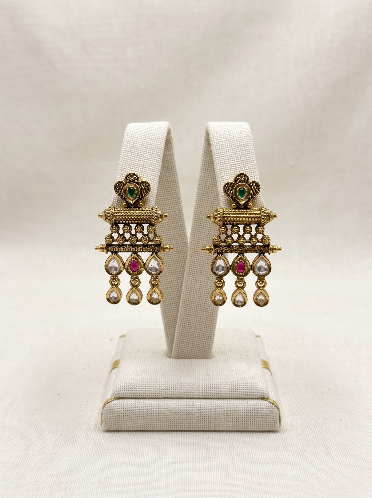 Ruby Teardrop Earrings