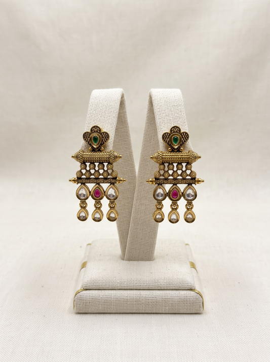 Ruby Teardrop Earrings