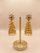 Floral Spiral CZ Jhumka
