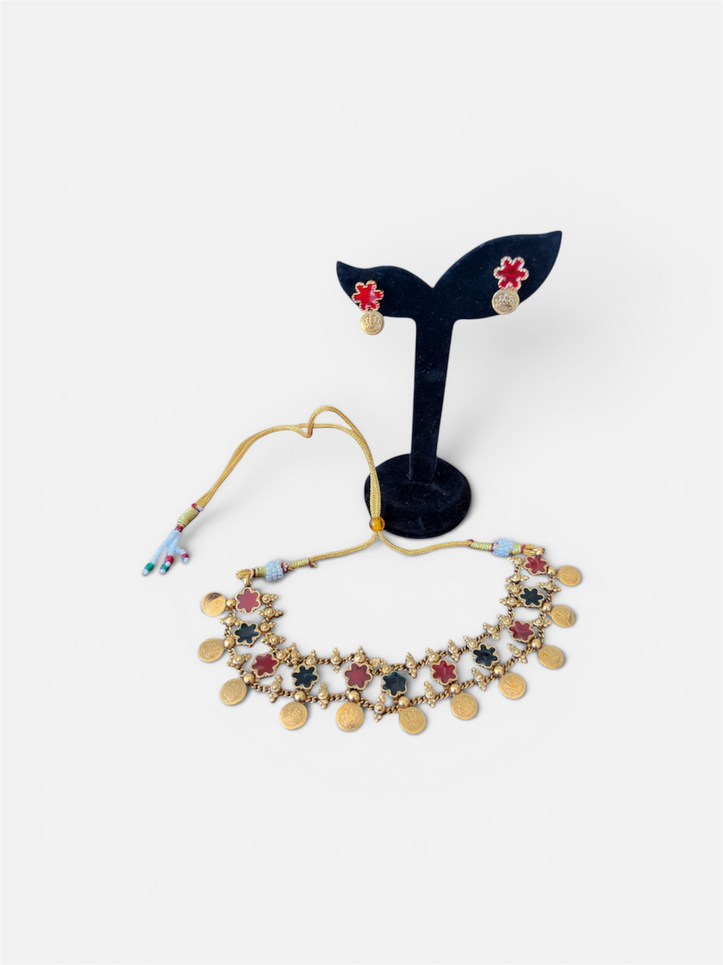 Pushpa Coin Choker Set