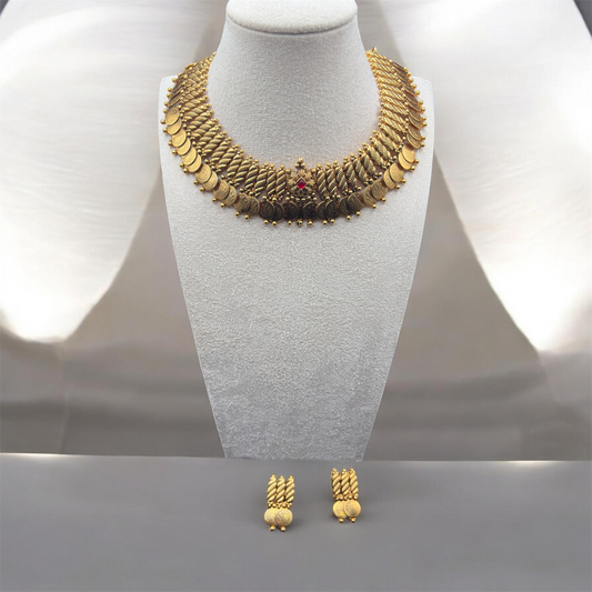 Ruby stone antique Kasumala Choker set