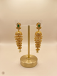 Spiral Cascade Jhumka Earrings