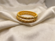 Antique Gold Kemp Stone Bangles –  Pair