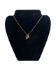 Ruby Heart Whisper Anti-Tarnish Necklace