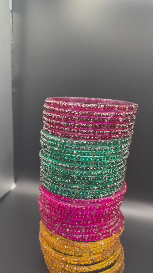 Glass bangle 1 dozen (12 pieces)
